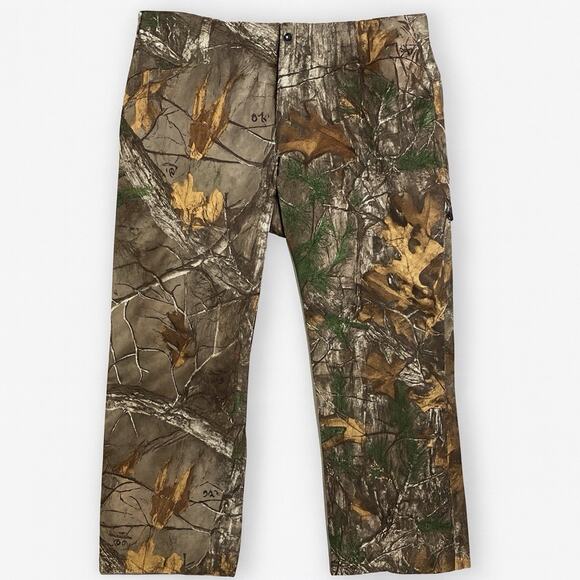 Under Armour Realtree Camo Early Season Hunting Pants 36x32 Loose Fit Bowhunting - Picture 1 of 12
